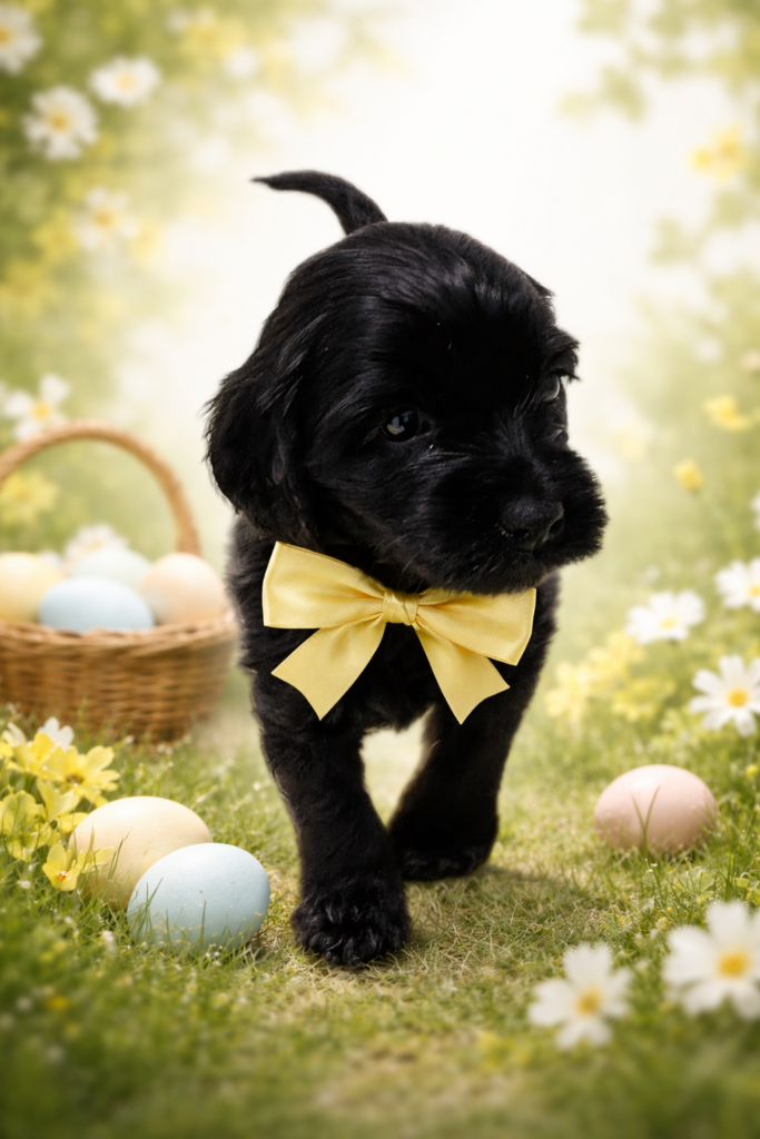 Black Labradoodle Puppy
